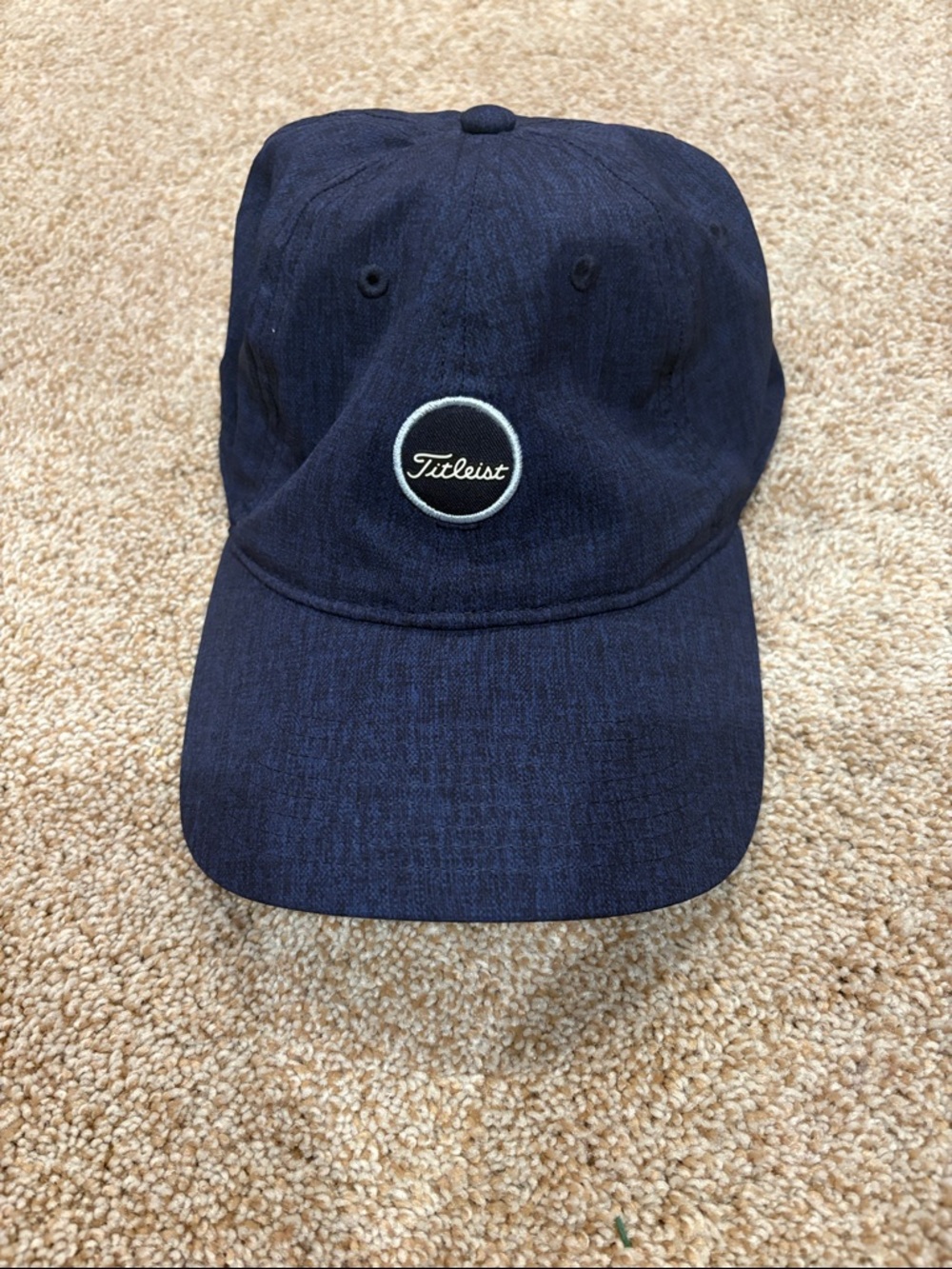 Titleist Navy Blue Cap with Circular Logo Patch